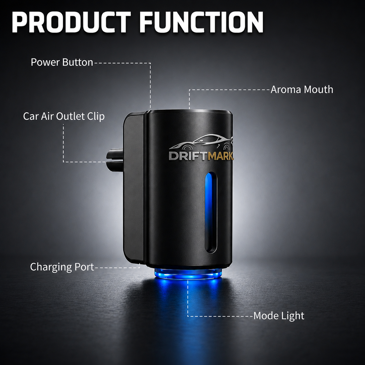 DRIFTMARK™ Car Vent Clip Diffuser